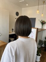 トップヘアー 池の内店(TOP HAIR)&nbsp;艶感オリーブブラウン×ボブ〔きぃ〕