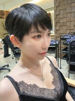 ミモザワークス ヘアアレンジ&nbsp;ミヤザキスタイル　　刈り上げマッシュショート