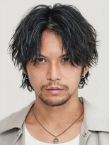 フィフス(fifth)&nbsp;原宿波巻きパーマツイストスパイラルパーマセンターパートゆるめ