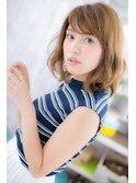 ふわくしゅルーズ感外巻きパーマ外国人風ふわミディa1