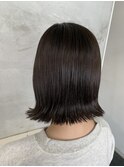 切りっぱなしボブ