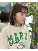 大人インナーカラー