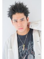ヘアサロンガリカアオヤマ(hair salon Gallica aoyama) 【メンズ】ワイルドアップバング/スパイキーショート束感