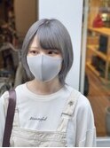 【.eer 南船場/心斎橋】ショートウルフ×うさぎグレーアッシュ