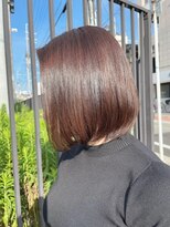 モーラ 浅香山店(MOLLA) 前下がりボブ/大人ガーリーショートボブ/大人可愛い/小顔カット