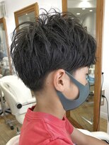 ヘッズ 本八幡店(HEADS)&nbsp;MEN'S HAIR  センターパート　ツイストスパイラル　コンマヘア