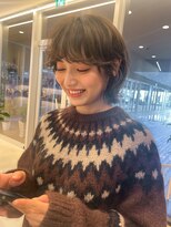 エクリジユウガオカ(equri Jiyugaoka) 【自由が丘】ショートウルフ×パーマ/30代40代50代/前髪パーマ