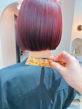 シビバイレボ(CIBI by revo) 地毛風カラー/ナチュラルレイヤーカット/ショートボブ[船橋]