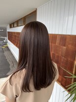 アンチ(ANTI) うる艶ブラウンカラー×髪質再生トリートメント