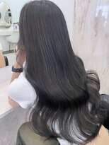 ラビス(Lovis)&nbsp;くびれヘア/アプリコットオレンジ/ハイライトカラー/夏/縮毛矯正