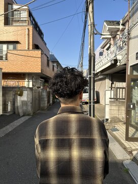 スウェル 船橋店(Swell) #ベリーショート#ダークアッシュ#ニュアンスパーマ#韓国マッシュ