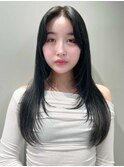 イメチェン前髪小顔ロング_渋谷/表参道