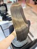 【梅雨対策♪】カット+艶髪ストレート+1stepトリートメント　￥19800～