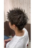 メンズトレンドスパイキーショート+カラー