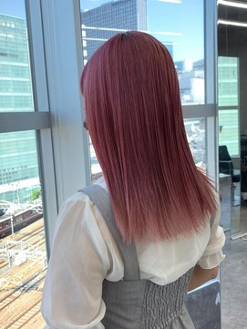 ヘアーテラスエム 奈良店(hair terrace M) カシスピンクカラー