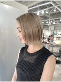 ブロンド×外ハネボブ