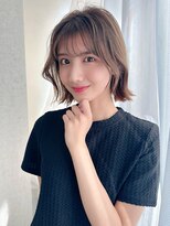 ジプソ 池袋西口(Gypso)&nbsp;はねボブ４/池袋美容室/髪質改善カラー/白髪ぼかし/縮毛矯正