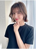 はねボブ4/池袋美容室/髪質改善カラー/白髪ぼかし/縮毛矯正