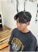 ハイライト×ニュアンスパーマ