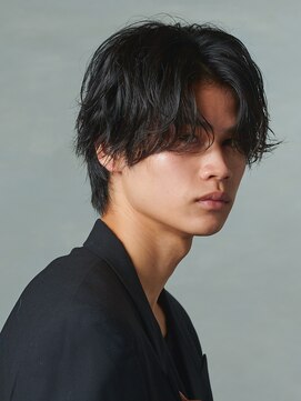 エルマーク 豊中(L-MARK) センターパート/波巻きパーマ/スパイラルパーマ/men's