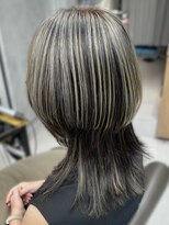 シャルムバイケンジ(Charm.by KENJE)&nbsp;デザインカラーバレイヤージュ細めハイライト白髪ぼかし東京銀座