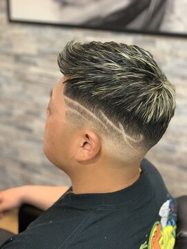 バーバーブロス(BAR BER bro's) デザインフェード/浦安/メッシュ/メンズカット