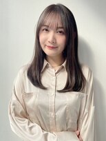 ケーツー エソラ池袋店(K-two)&nbsp;ゆるっとワンカールロングヘア*ロングレイヤーカット*面長解消2