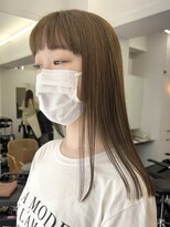 シベルバレー 横浜(sibell)&nbsp;＊セミロングレイヤーカット顔周りレイヤーウルフハッシュカット