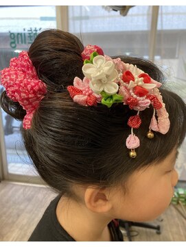 日本髪　七五三