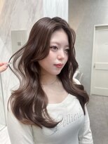 ロンド レア 天神大名店(Lond Le’a) ホワイトブロンド/外ハネボブ/美髪/ワイドバング/ブルーブラック