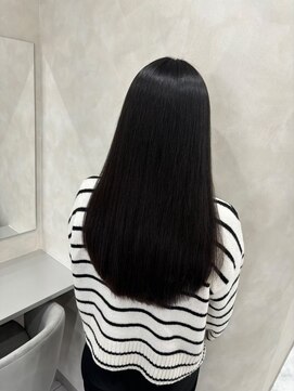 キング 心斎橋店(K!ng) ハイライトカラーミルクティーベージュレイヤーカットオルチャン