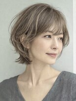 ハーツ(Heart's)&nbsp;大人ショート　白髪ぼかし　脱白髪染め　ハイライト40代50代60代