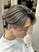 ラック(LUCK)&nbsp;シルバー/メンズ/バレイヤージュ/メンズパーマ/メンズカット