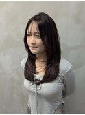 レイヤーカット＊カシスブラウン