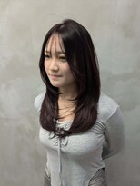 エント(ent)&nbsp;レイヤーカット＊カシスブラウン