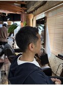ブルーブラック/フェザーパーマ/サーフカール[鎌取/増田]