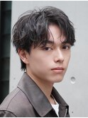 渋谷ツイストスパイラルシャドウパーマアクティブショートメンズ