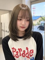 ルトワフクロマチ(Lutowa Fukuromachi)&nbsp;ダークパープル/ナチュラルショート/夏のヘアアレンジ/袋町