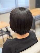 モコヘアーフロール(MOCO hair flor)&nbsp;ダークブラウン×まとまりショート