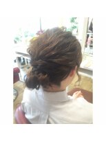 ステラ 吉祥院(stella)&nbsp;お呼ばれヘアアレンジ/ヘアセット/ローシニョン/30代40代