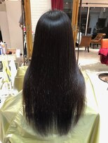 大嶋直樹の美容室 表参道&nbsp;高難易度縮毛矯正＝手で乾かしただけです。本当です。