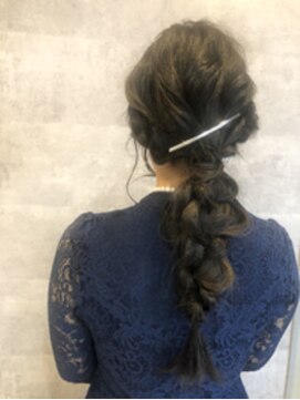 バブルス 本川越店(BUBBLES) 編みおろしアレンジ☆