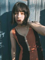 ストローク 高崎中居店(STROKE)&nbsp;インナーカラーのパッツンボブ[高崎/高崎駅]