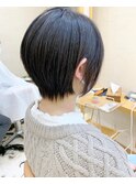 【morio札幌】2021年髪型大人かわいい黒髪タイトショート