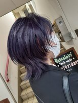 ヘアーメイク トレコローリ(hair make trecolori) 【trecolori 津田沼】1ブリーチ ブルーラベンダー