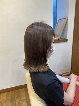 エクリ 麻布十番(equri) ブリーチなしカラー/グレージュカラー