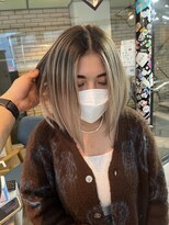 ラフ(LAFF)&nbsp;#黒髪#ボブルフ#ネビージュ#小顔#ワンレン