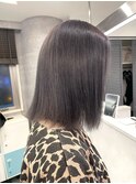 【kana】lavender gray /池袋/ヘアカラー/韓国/タッセルカット