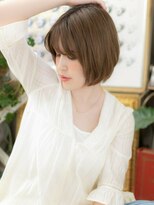 カバーヘア ブリス 志木南口駅前店(COVER HAIR bliss)&nbsp;■艶感外国人風前下がりボブボーイッシュ女子52志木20代30代40代