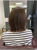 手入れ楽ちんワンレン外ハネ